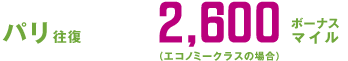 �p������ 2,600�{�[�i�X�}�C�� �i�G�R�m�~�[�N���X�̏ꍇ�j